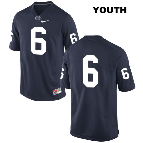 NCAA Nike Youth Penn State Nittany Lions Andre Robinson #6 College Football Authentic No Name Navy Stitched Jersey NNC5198TR
